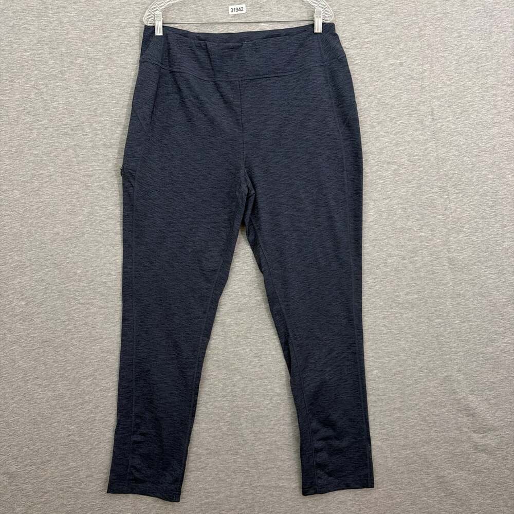 Duluth Trading Women’s Lx31 Blue Slim NoGa Zip Pocket Sweatpants